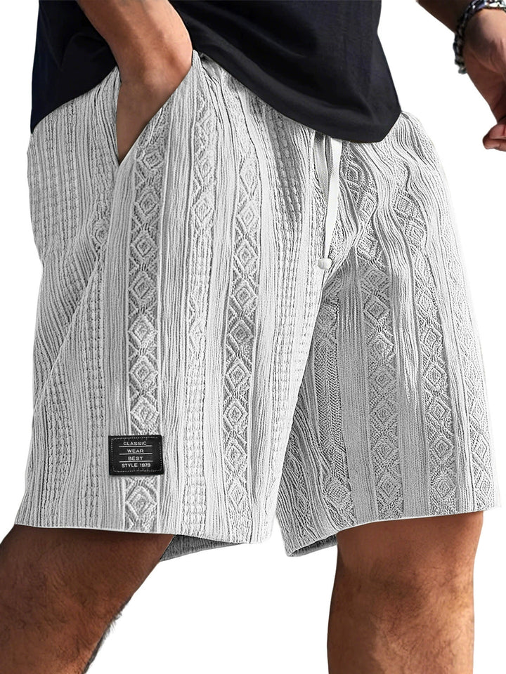Herr Shorts | Retro | Elastisk Midja | Sommar