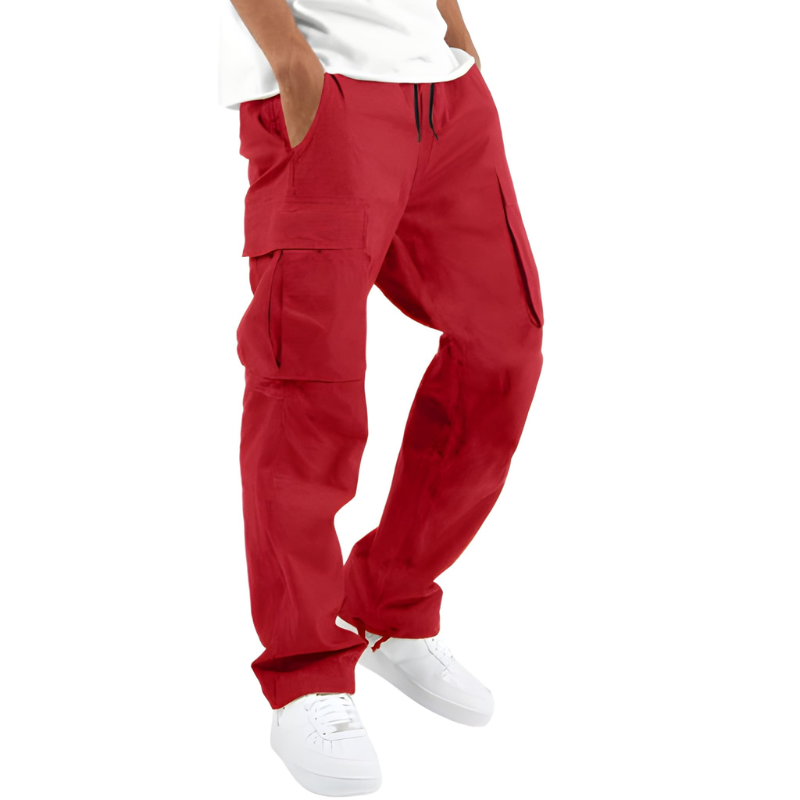 Herr Cargo Byxor | Straight | Med Zipperfickor | Sommar