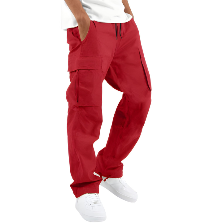 Herr Cargo Byxor | Straight | Med Zipperfickor | Sommar