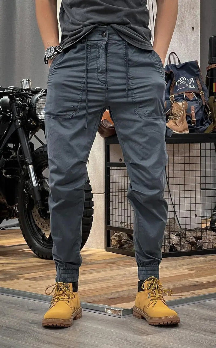 Herr Byxor | Cargo | Elastisk Midja | Sommar