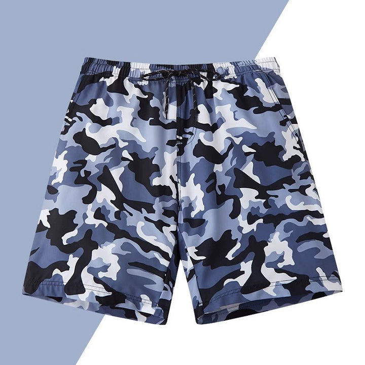 Herr Badshorts | Retro Rak | Elastisk Midja | Sommar