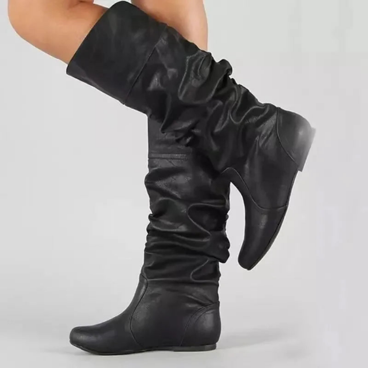 Skor Dam | Långa Vinterstövlar | Platta &amp; Bekväma Boots