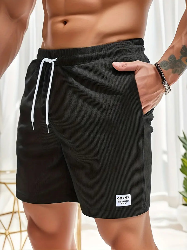 Herr Shorts | Rak Modell | Med Dragsnöre | Sommar