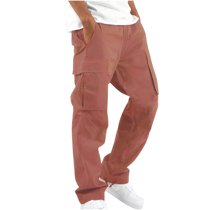 Herr Cargo Byxor | Straight | Med Zipperfickor | Sommar