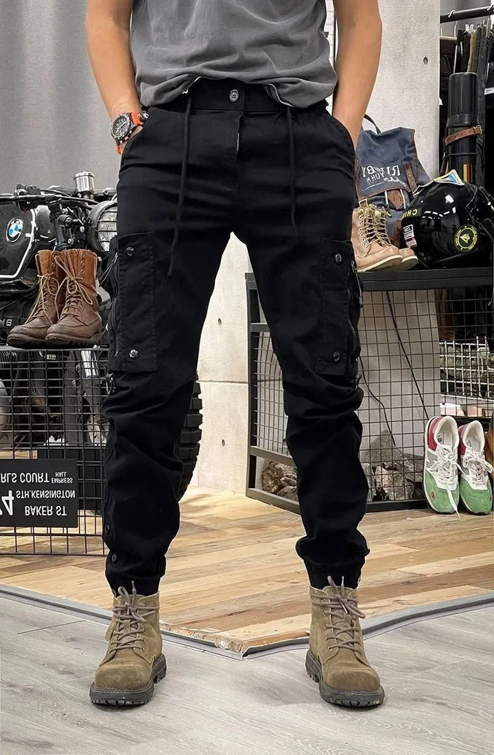 Herr Byxor | Cargo | Elastisk Midja | Sommar