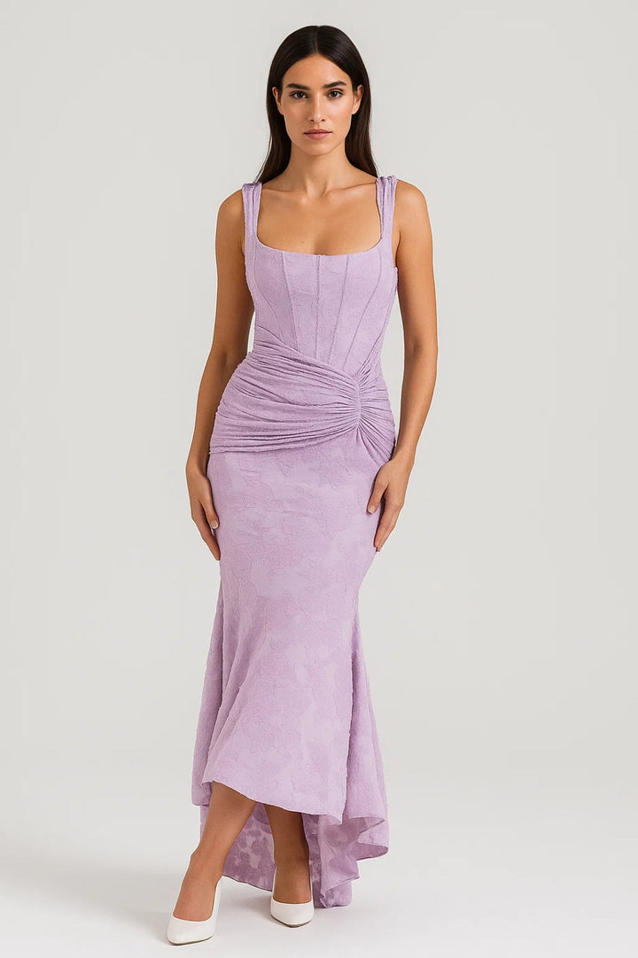Dam Klänning | Elegant Figurnära | Asymmetrisk | Sommar