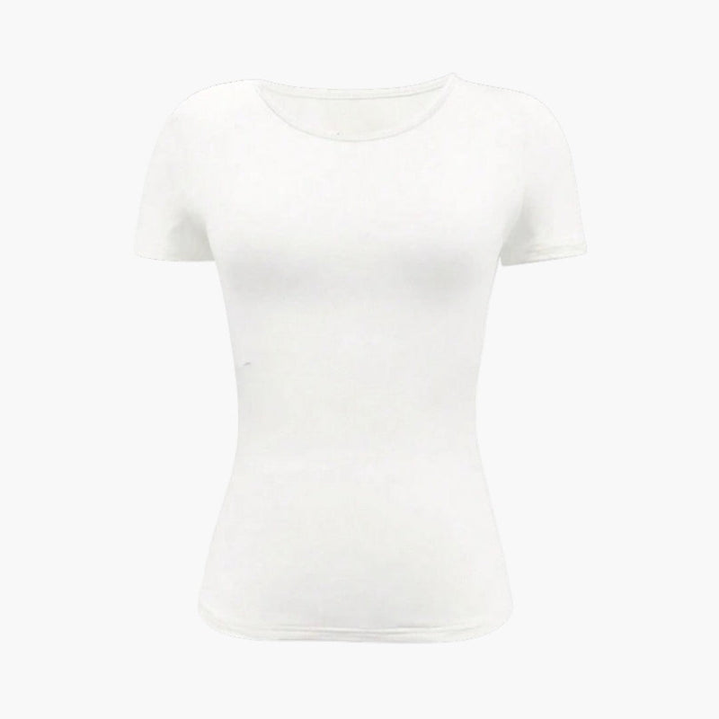 Dam Topp | Slimfit | Kort Ärm | Sommar