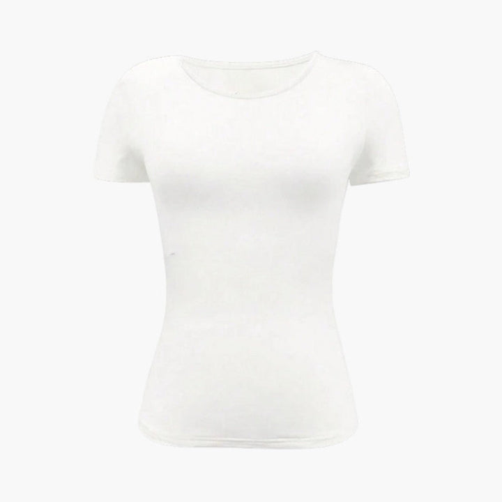 Dam Topp | Slimfit | Kort Ärm | Sommar