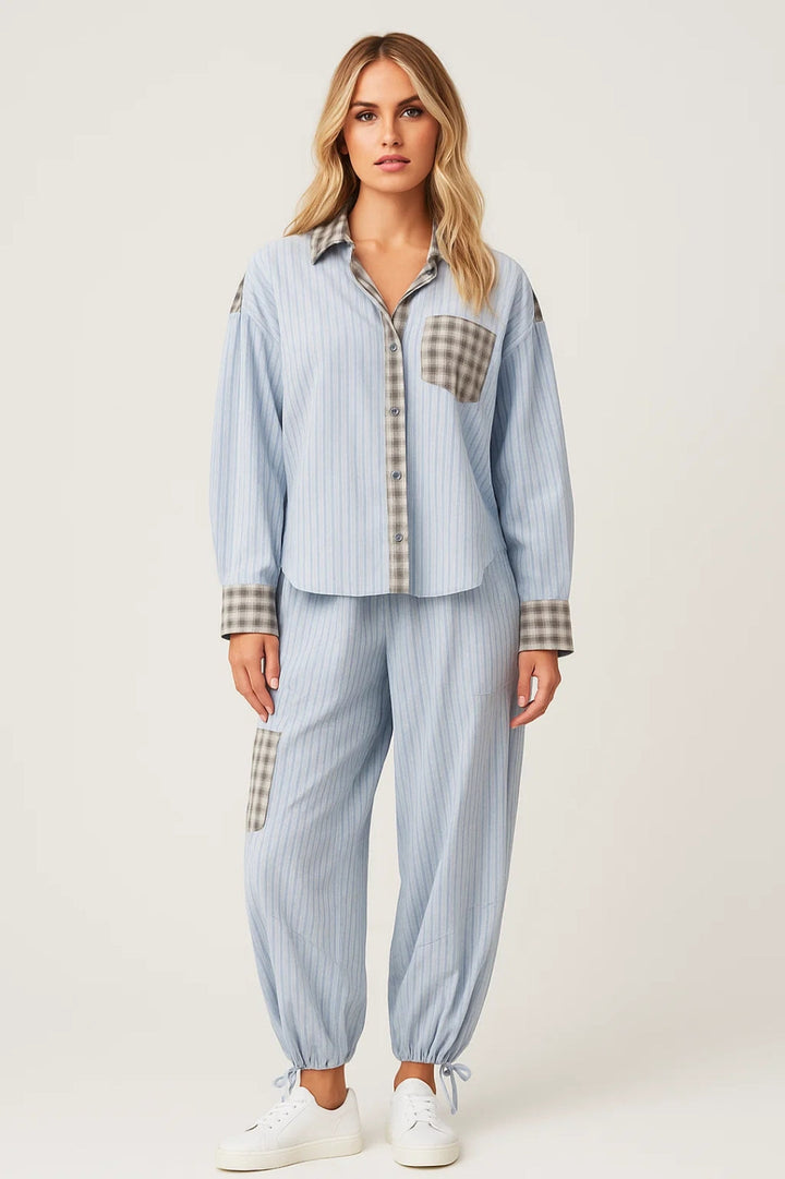 Dam Set | Casual Oversized | Med Dragsko | Sommar