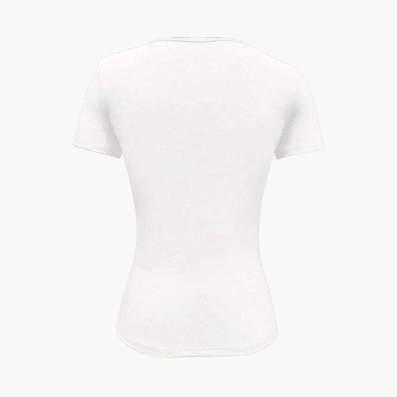 Dam Topp | Slimfit | Kort Ärm | Sommar