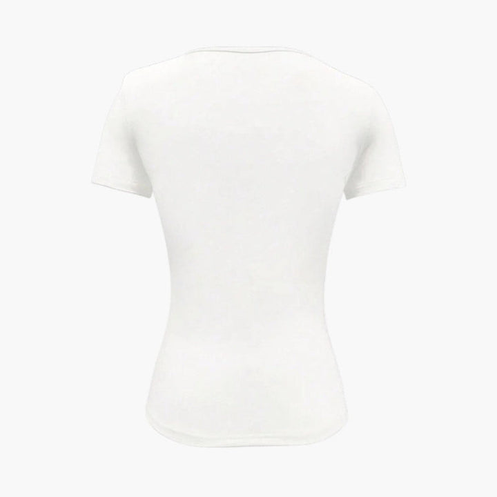 Dam Topp | Slimfit | Kort Ärm | Sommar