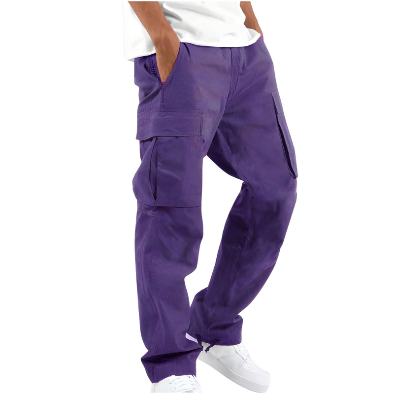 Herr Cargo Byxor | Straight | Med Zipperfickor | Sommar
