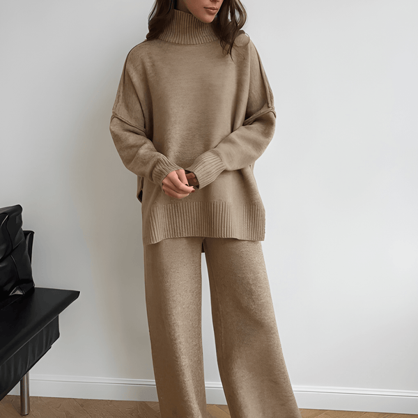 Kläder Set Dam | Oversize Tröja & Vida Byxor | Cozy Minimalistisk Look