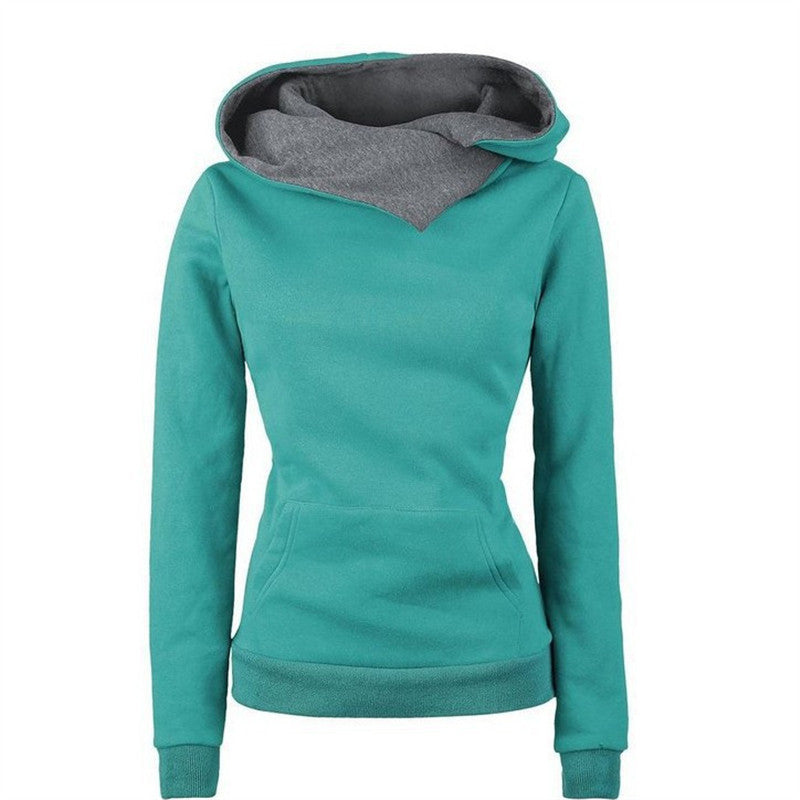 Asymmetrisk Hoodie | Trendig och Varm Stil | Vinterjacka Dam