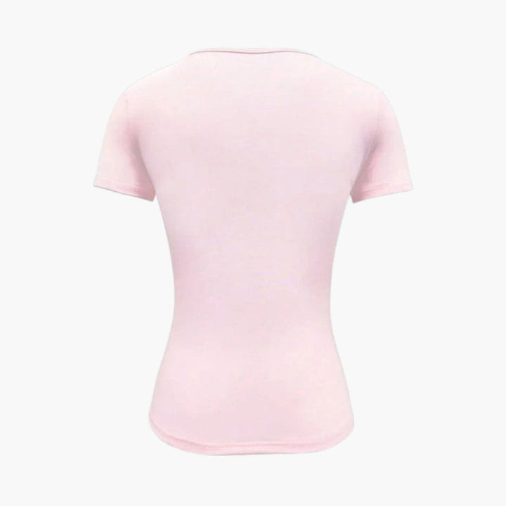 Dam Topp | Slimfit | Kort Ärm | Sommar