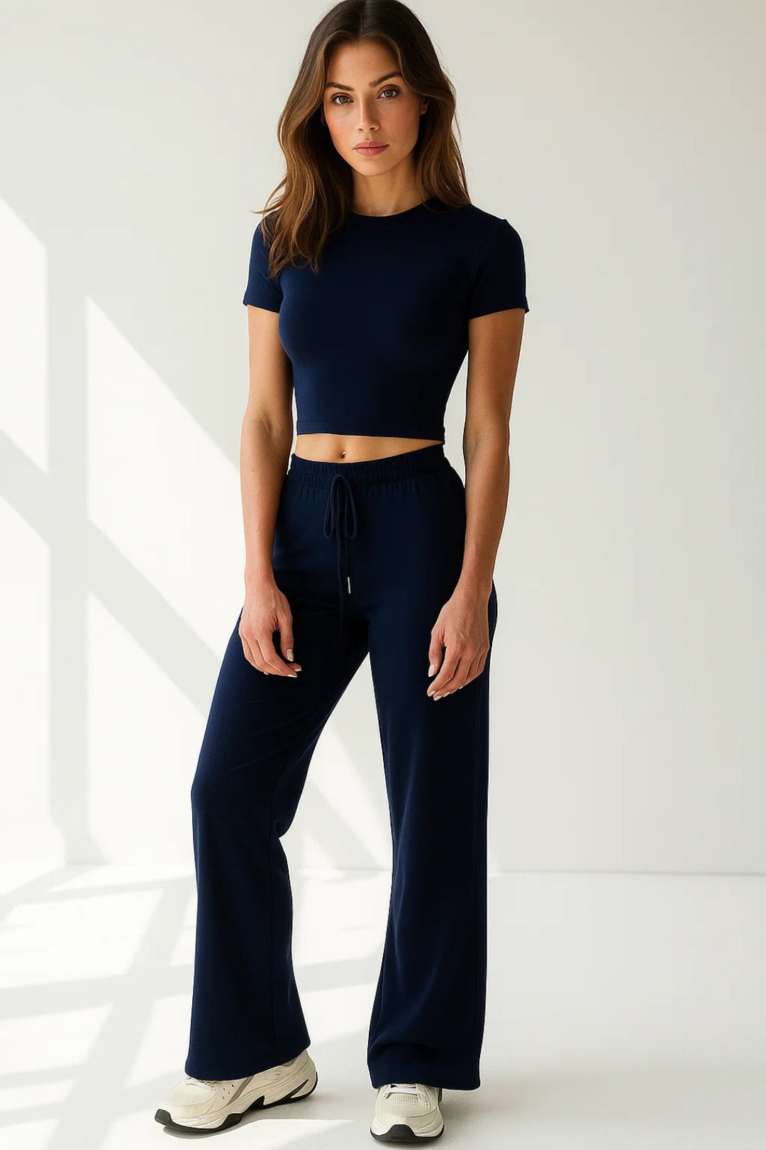 Dam Set | Slimfit | Kort Ärm | Sommar