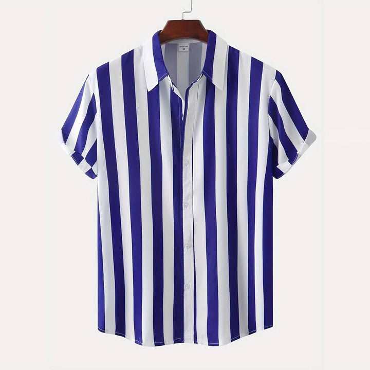 Herr Skjorta | Vertikala Paneler | Tidlös Stil | Sommar