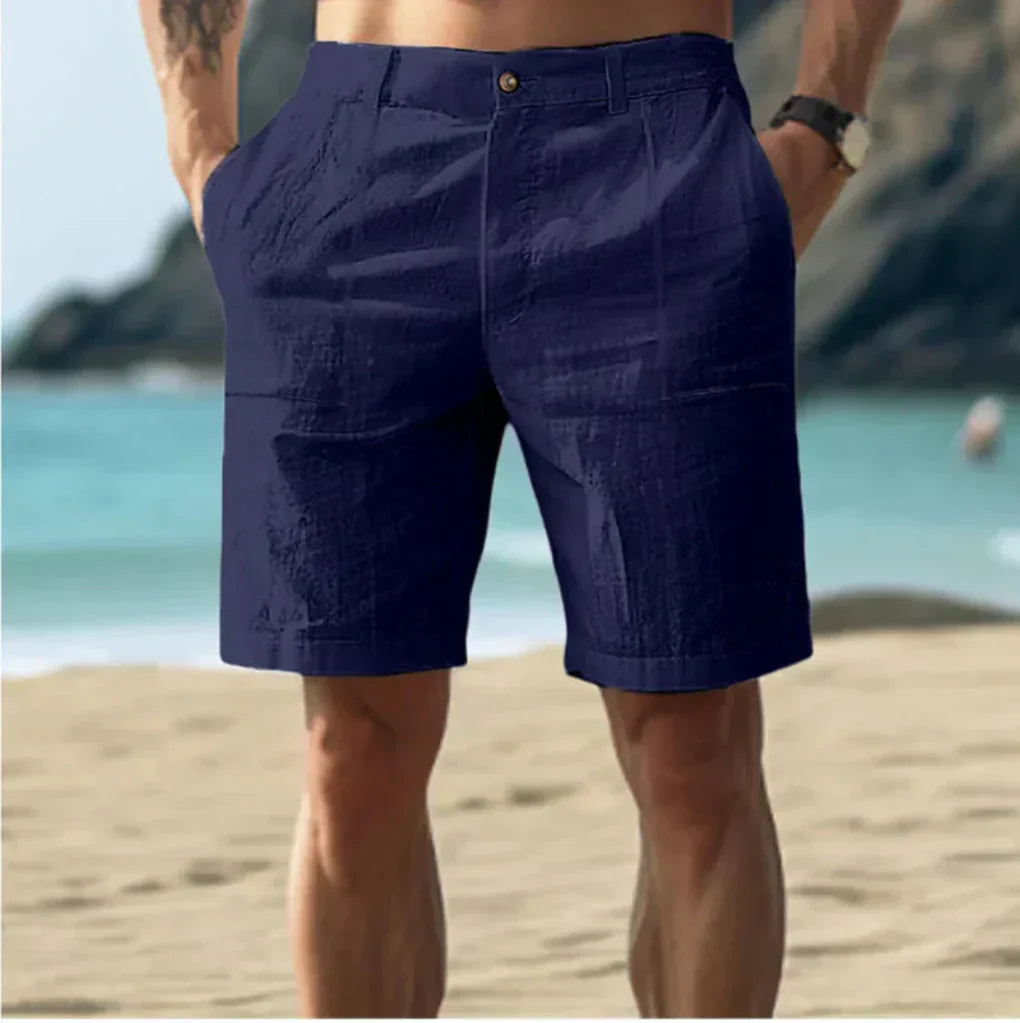 Herr Shorts | Rak Modell | Med Fickor | Sommar