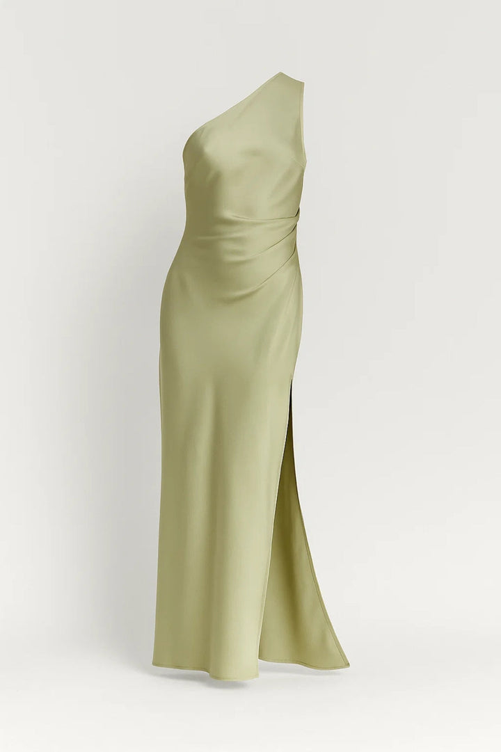 Dam Klänning | Elegant | One Shoulder | Med Slits | Sommar