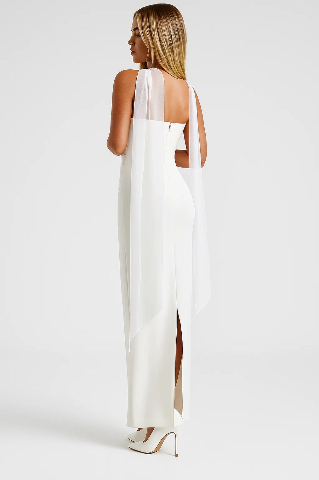 Dam Klänning | Elegant Slimfit | Strapless | Sommar