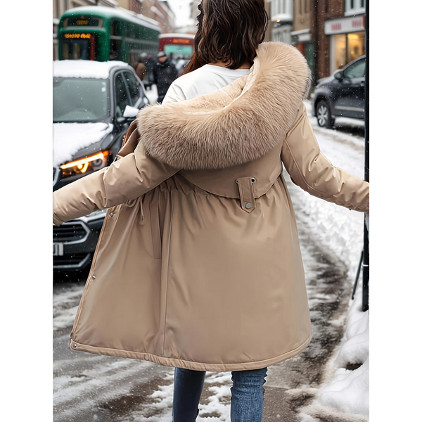 Vinterjacka Dam | Termisk Kappa | Oversized & Varm