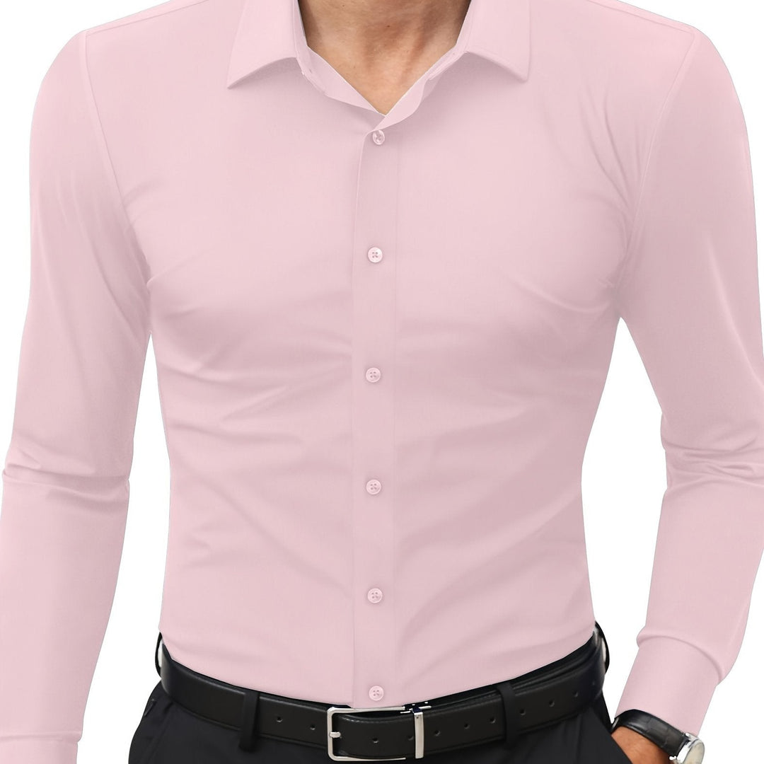Herr Skjorta | Slimfit | Med Knappar | Sommar
