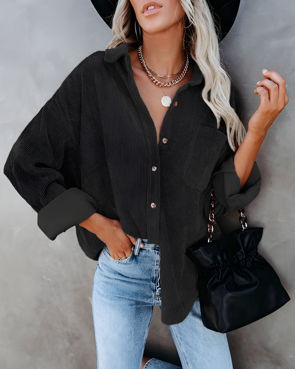 Vinterjacka Dam | Skjortjacka | Långärmad & Bekväm Overshirt