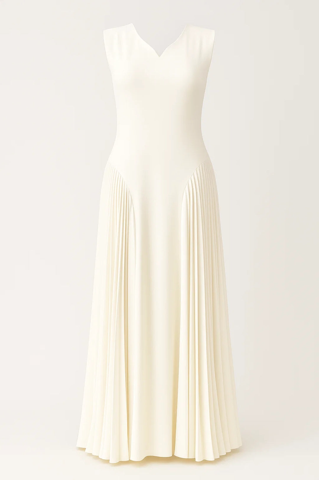 Dam Klänning | Elegant | Plisserad Design | Sommar