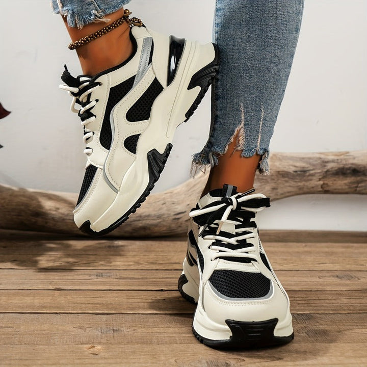 Sneakers för Damer | Elegant Höjd &amp; Dämpad Sula | Perfekta för Vardag &amp; Stadsliv