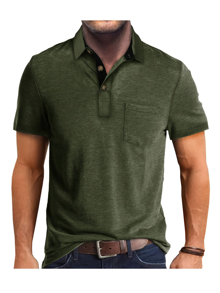 Herr Piké | Regular Fit | Bröstficka | Sommar
