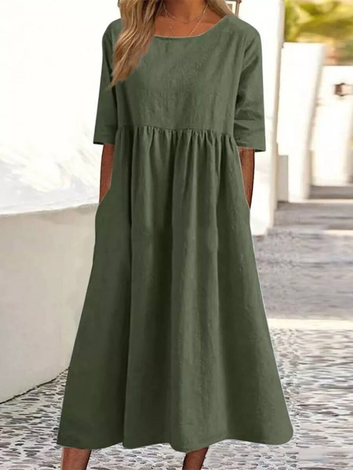 Dam Klänning | Oversized | Midi | Sommar