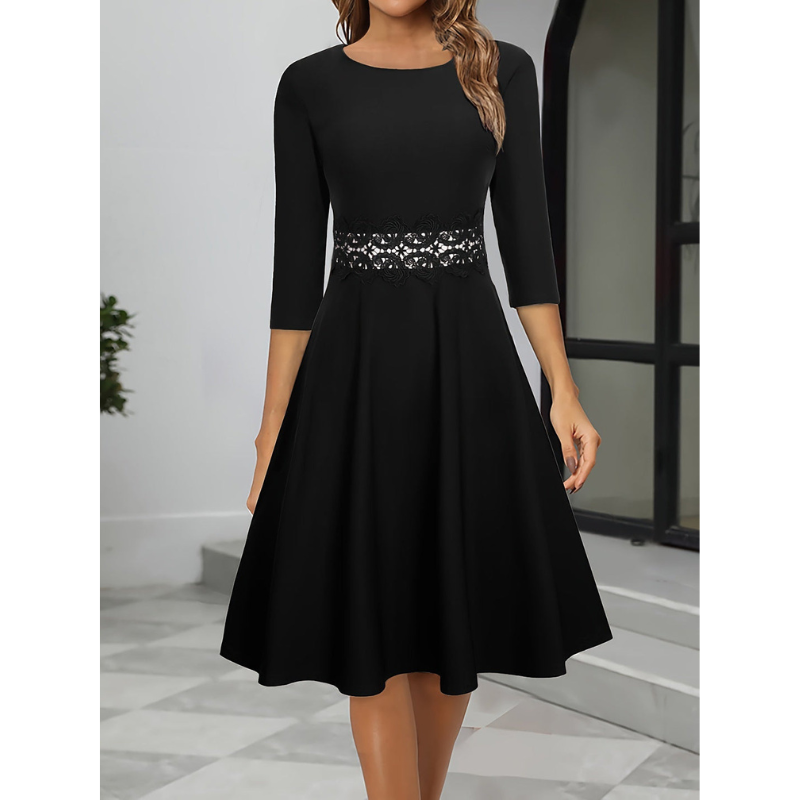 Festklänningar | Elegant Damklänning | Midi Aftonstil