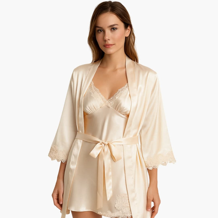 Dam Set | Elegant | Knytband Midja | Sommar