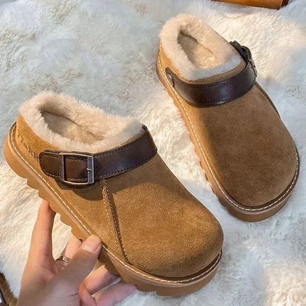 Damtofflor med Plüsch | Skor för Vinter | Varma Snöboots