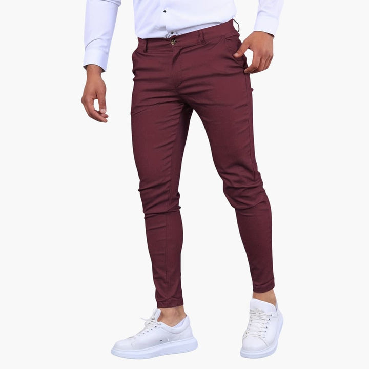 Herr byxor | Slimfit | Smala Ben | Sommar