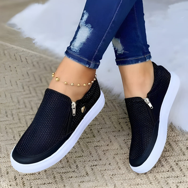 Sneakers Dam | Slip-on Plattformsskor | Casual & Bekväma