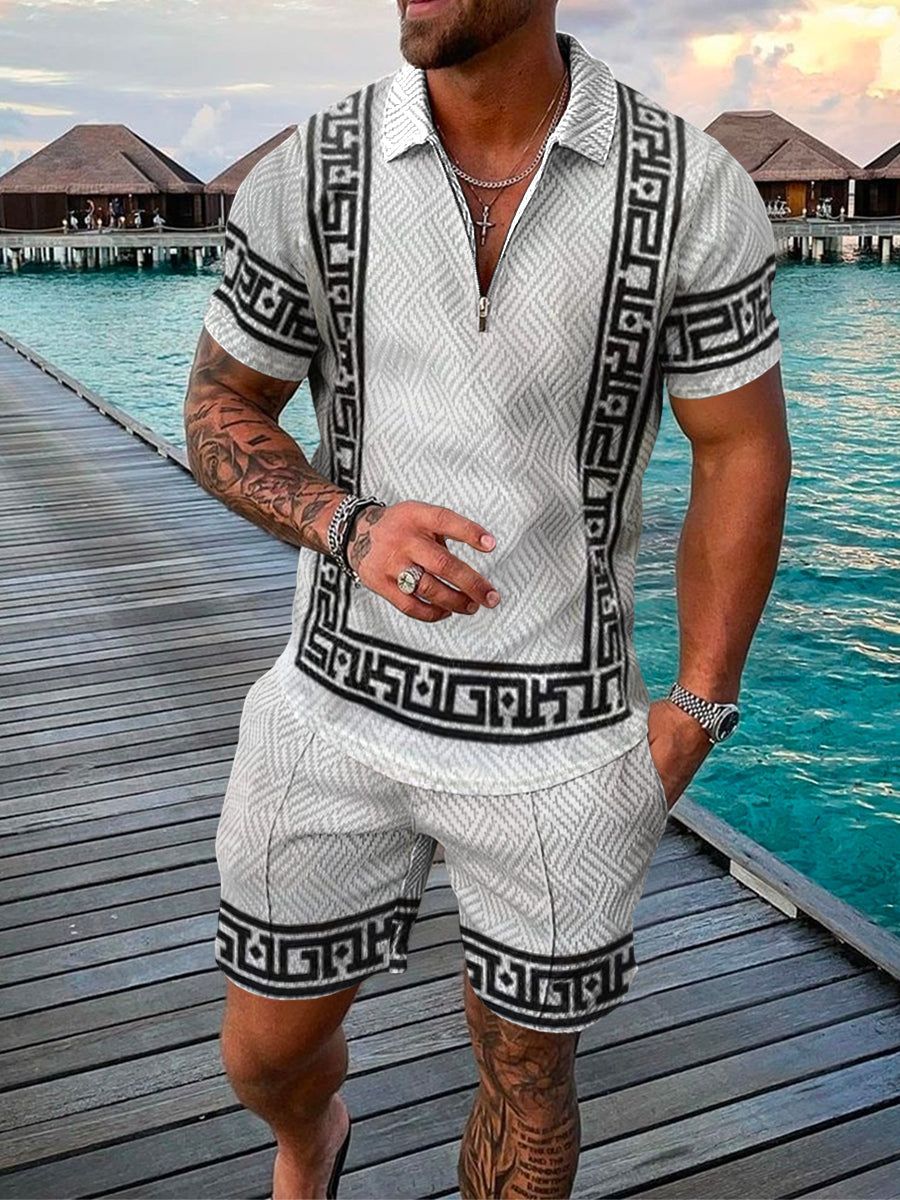 Herr Set | Slimfit | Kort Ärm | Sommar