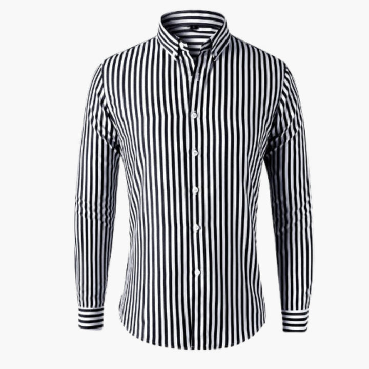 Herr Skjorta | Elegant | Randig Design | Sommar