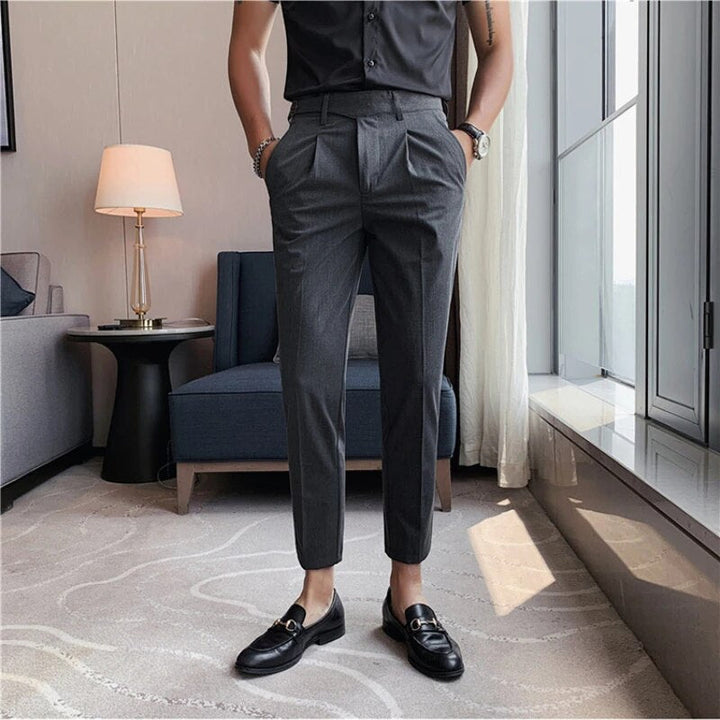 Herr Byxor | Tapered | Hög Midja | Sommar