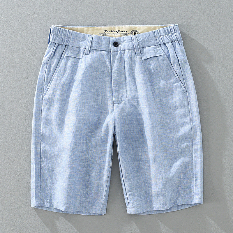 Herr Shorts | Rak Passform | Knapp | Sommar