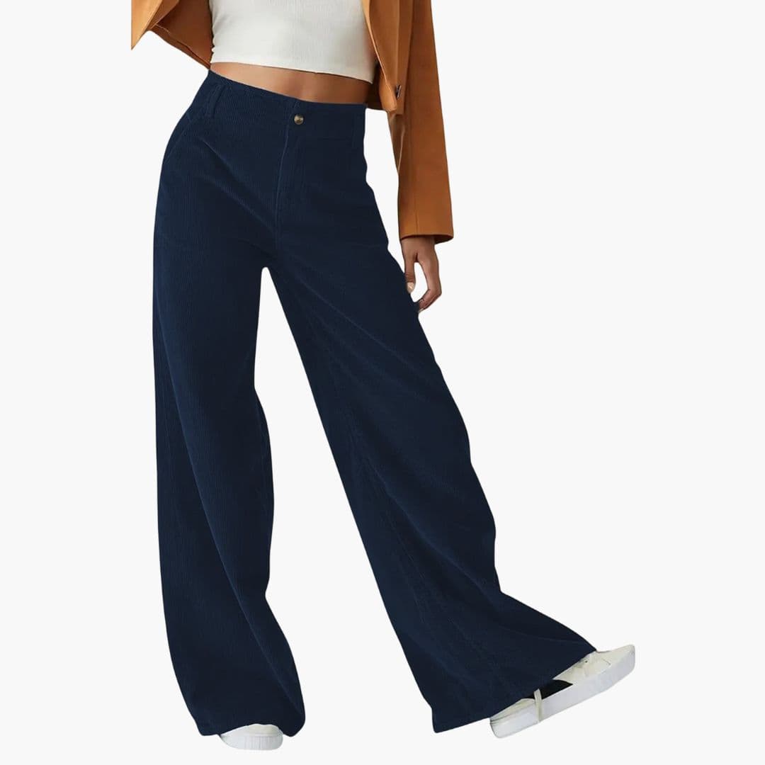 Dam Byxor | Wide Leg | Hög Midja | Sommar