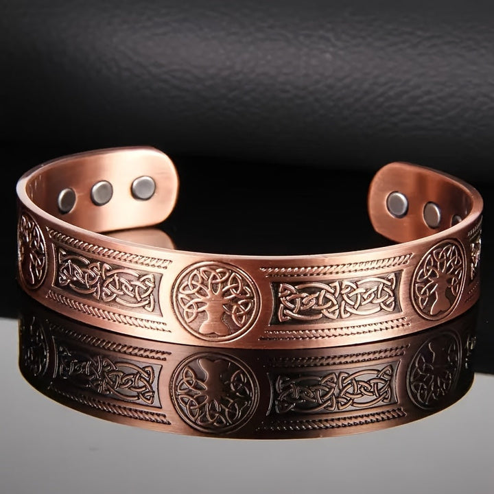 Herr Armband | Elegant | Öppen Manchett | Alla Säsonger