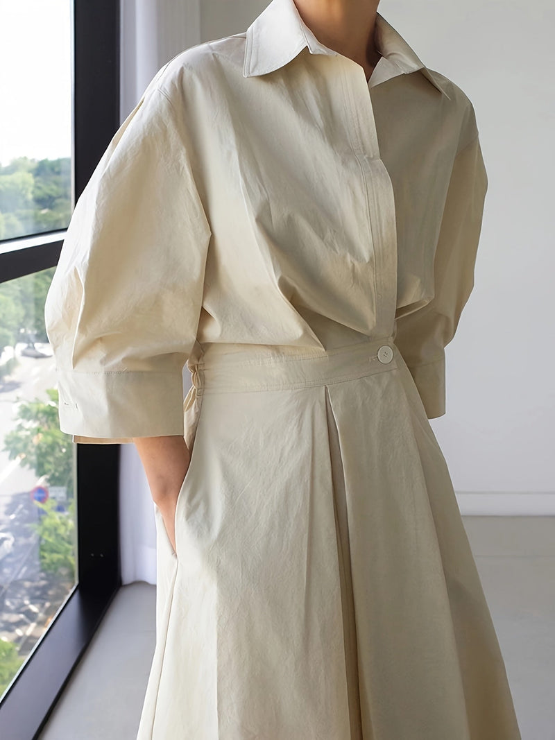 Sommarklänning för damer | Lyxig & Elegant | Enkel stil & tidlös charm
