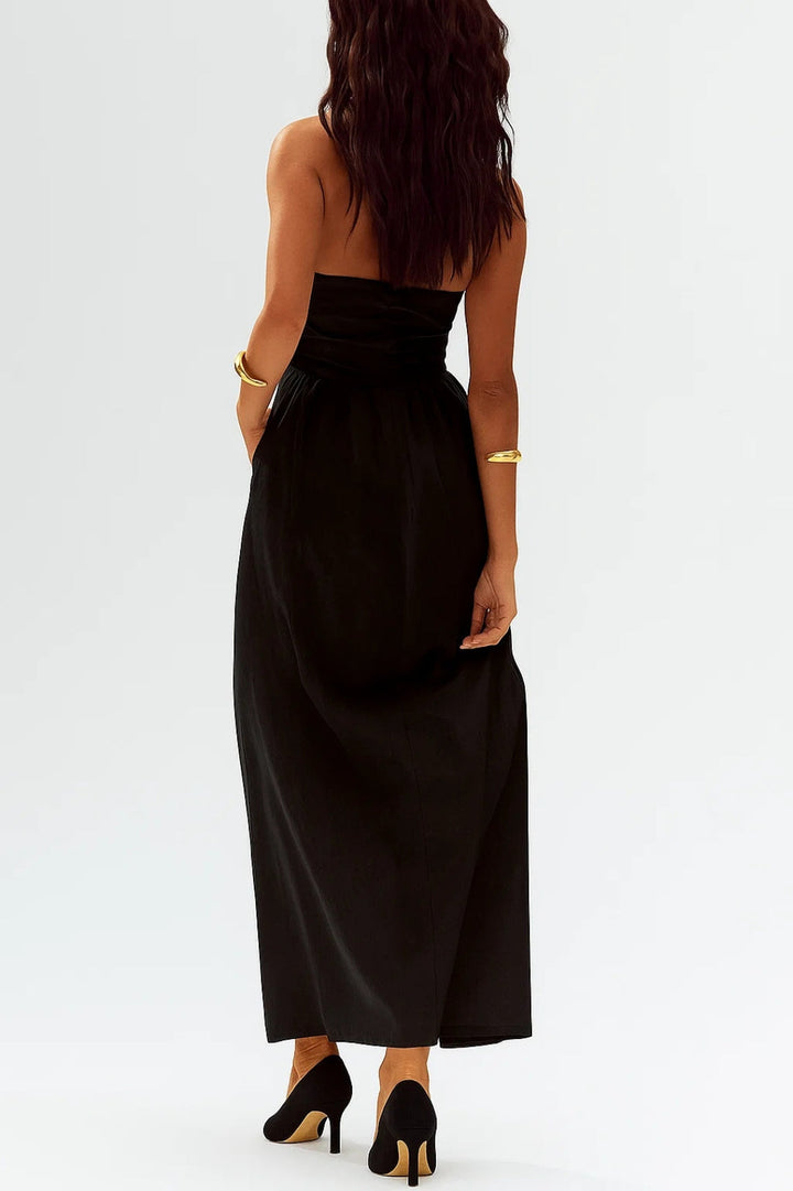 Dam Klänning | Elegant A-linje | Halterneck | Sommar