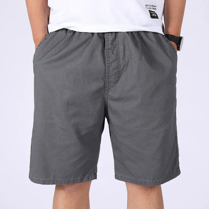 Herr Shorts | Rak Passform | Elastisk Midja | Sommar