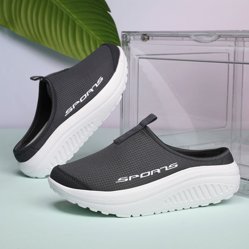 Dam Sandaler | Andningsbar Mesh & Slip-on | Halvklack & EVA-sula | Sommar & Bekväm Passform