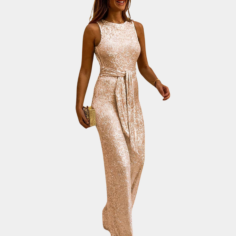 Jumpsuit Damer | Glamorös med paljetter | Strålande Elegant & Charmig