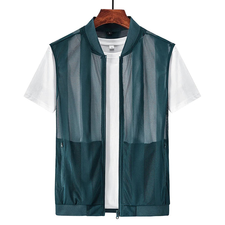 Herr Bodywarmer | Slimfit | Met Dragkedja | Sommar