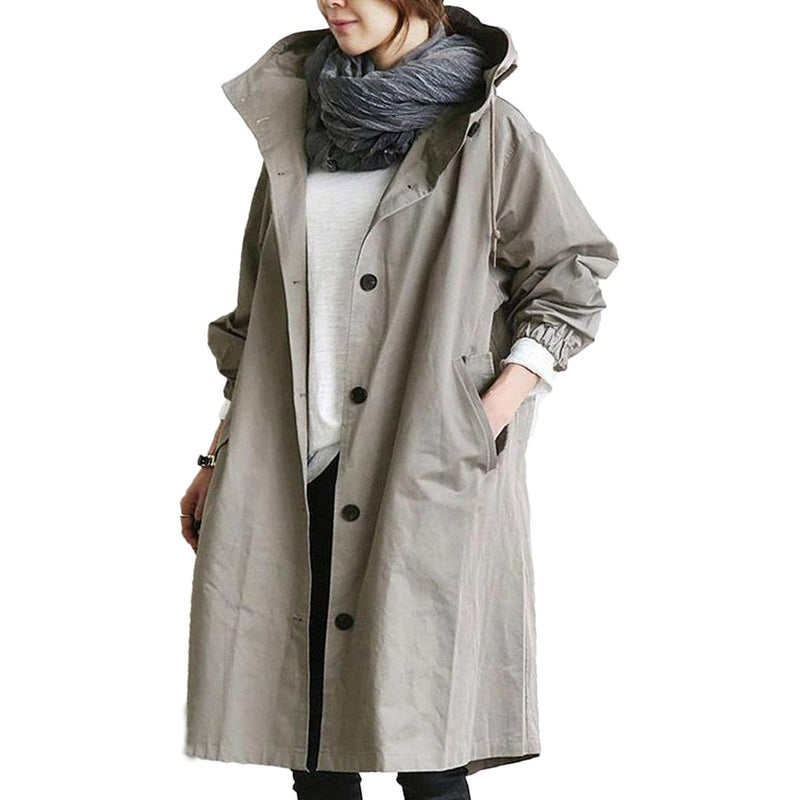 Damregnrock Lång | Elegant & Funktionell | Polyester