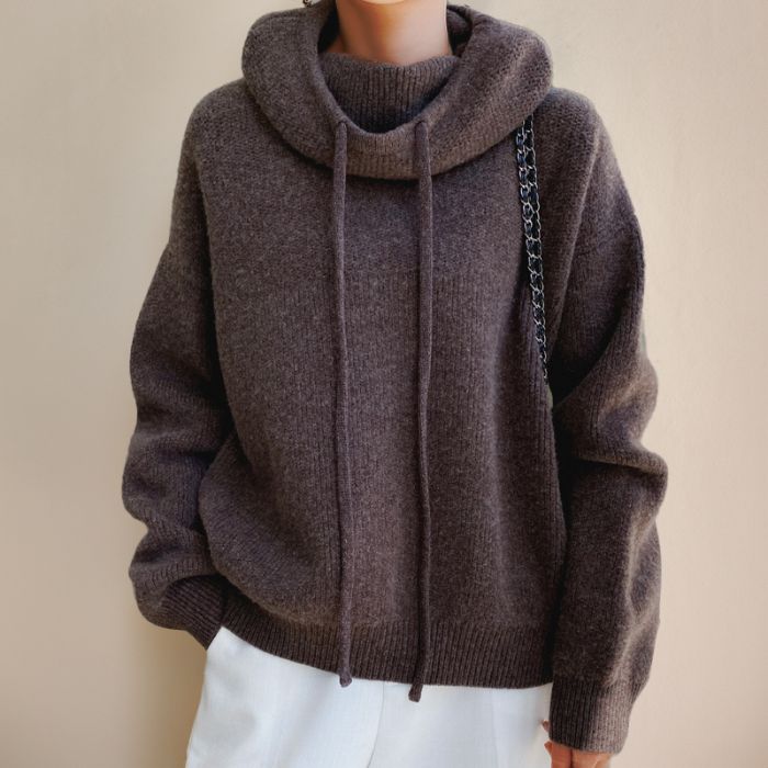 Turtleneck för kvinnor | Lyxig merinostickad struktur | Tidlös värme | Mysig elegans